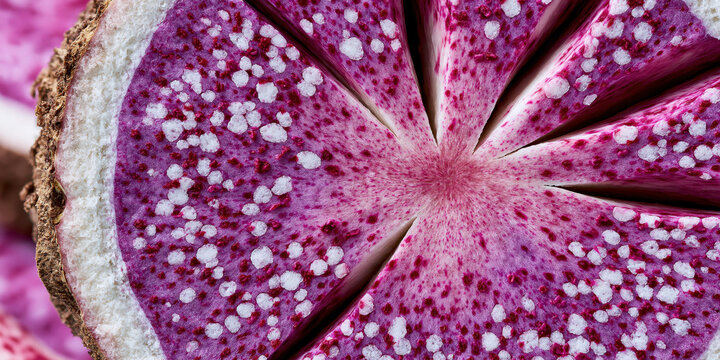 Close-up of a detailed pink flower with intricate patterns