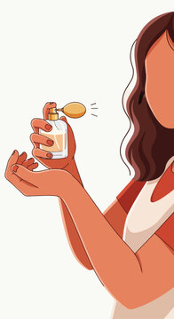 Applying pleasant scent to skin