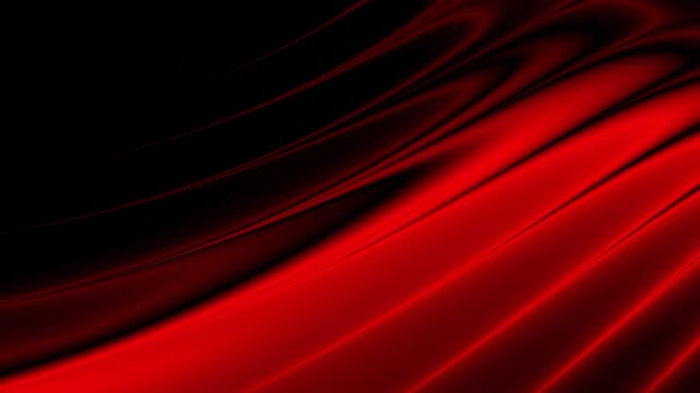 Suitable for backgrounds, textures, fashion designs. Vibrant red silk fabric creates an abstract and aesthetic visual pattern perfect for creative projects.
