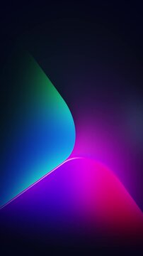 RGB gradient geometric background with vertical curves seamless loop