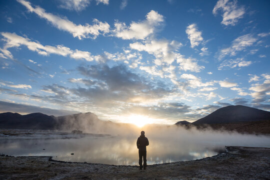 Hot springs in Chile