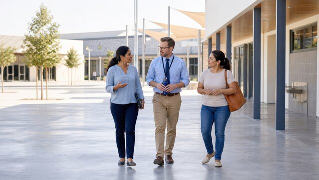 School Team Plans Around Heat Reflective Pavement Courtyard