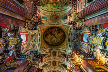Interior of the Basilica of the Mother of God in Poznań, Poland. © Bernhard