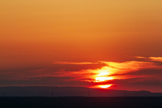 Sonne auf dem Horizont