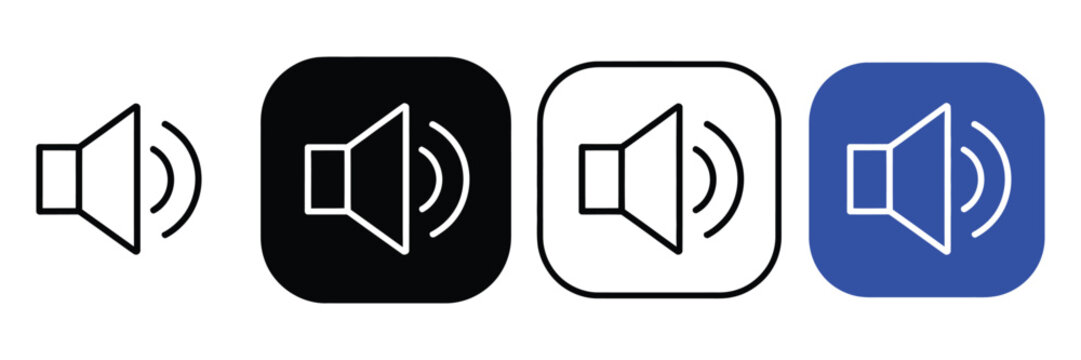 Muted speaker icon featuring sound off, volume silence, disabled audio, mute symbol vetor