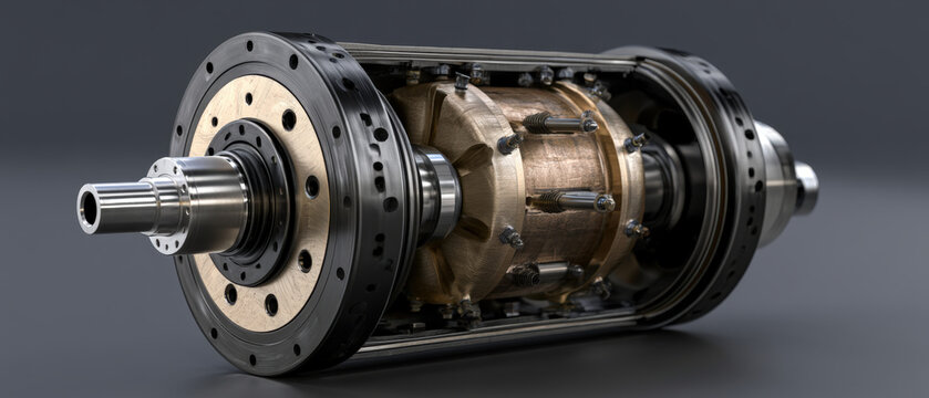 Industrial Gearbox and Rotating Transmission Assembly