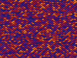 Overlapping Scale Pattern Bold Geometric Repeat Wallpaper © iushakovsky