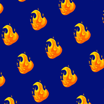 halloween seamless pattern