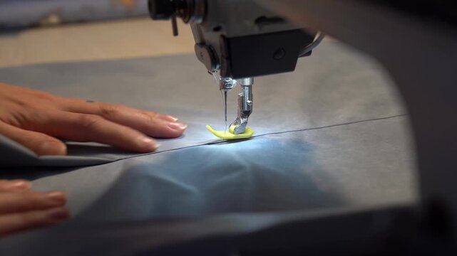 sewing machine in a sewing machine