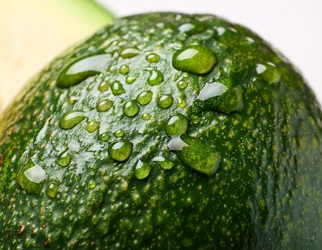 close up of avocado surface