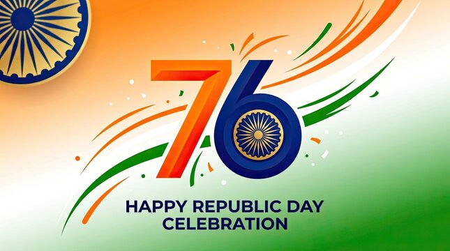 India independence day 76th celebration patriotic design for august 15th