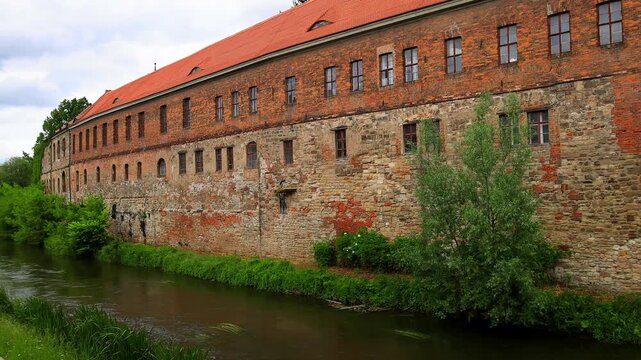 the historic german city of halle an der saale 4k video