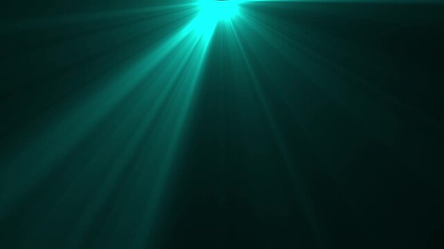 Abstract background with purple and teal light beams shining from opposite corners.Shine or sun effect on white cc light ray animation. Glitter, shiny, bright