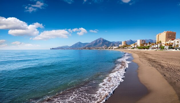 playa de la fontanilla beach marbella costa del sol spain