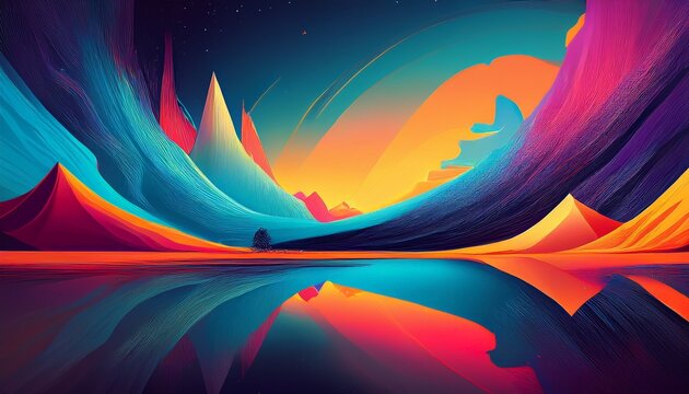 Parallax Background Abstract