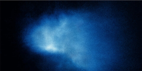 Nebulous glowing blue cloud of light on black background with abstract background ethereal radiance gradient artistic wallpaper creative spotlight © tuha32
