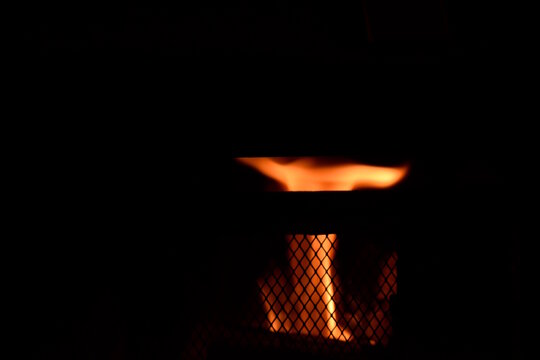 Fogo em lareira