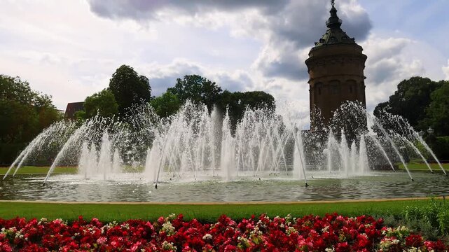 the german city of mannheim 4k video