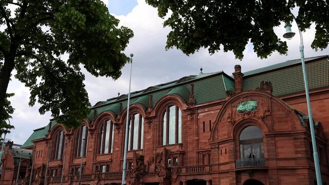 the german city of mannheim 4k video