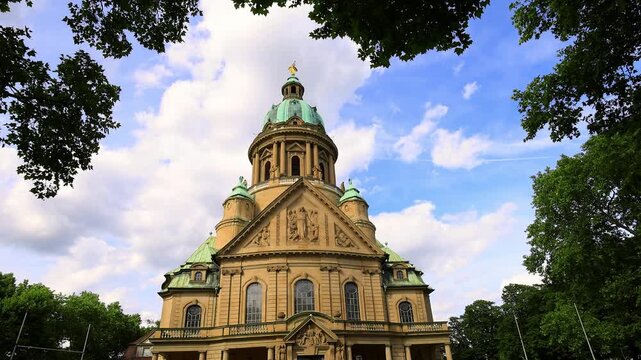 the german city of mannheim 4k video