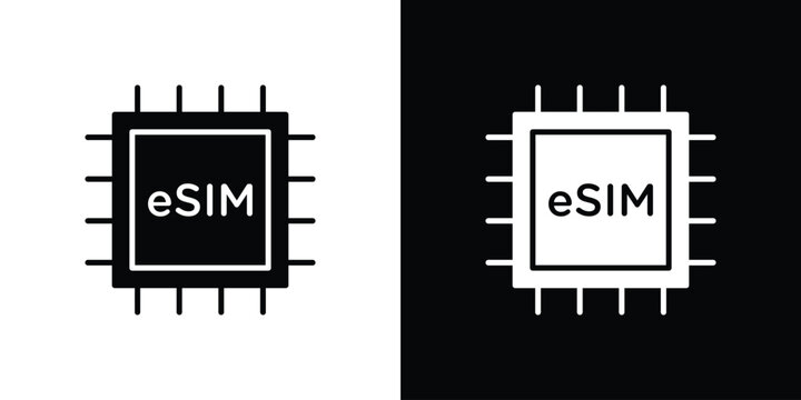ESIM icon for creative designs