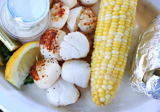 scallops entree