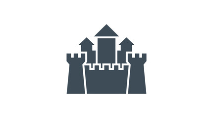 Medieval Castle Fortress Tower Architecture. © Sulis