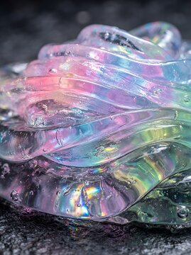 Iridescent slime curves