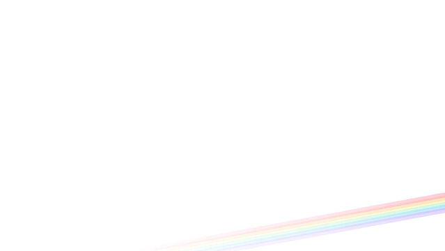 Iridescent Edge Transparent PNG Film Overlay 080