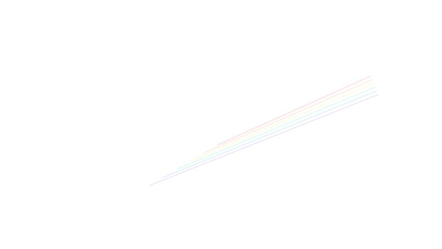 Neon Prism Transparent PNG Film Overlay 082