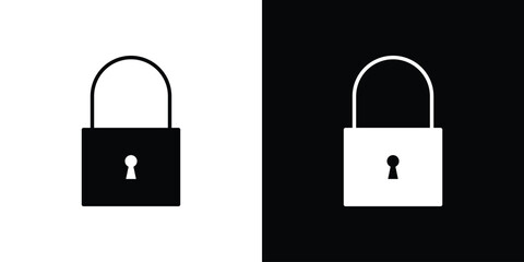 Lock icon editable design collection. EPS10 © Bsbd