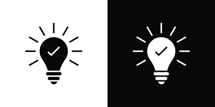 Idea icon editable design collection. EPS10