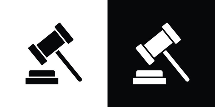 Law icon editable design collection. EPS10