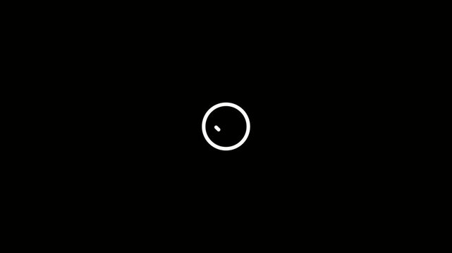 A seamless looping animation featuring a white face scan icon with a scanning frame on a black background. Perfect for biometric authentication, facial recognition, cybersecurity, motion graphics, fut