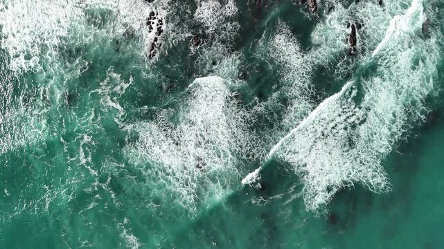 Blue Bay, White Hut, South Australia &ndash; 4K aerial drone view of pristine beach, turquoise waters, coastal dunes, Thidna Beach, Daly Head, Yorke Peninsula coastline, Gleesons Landing - Bush Campground