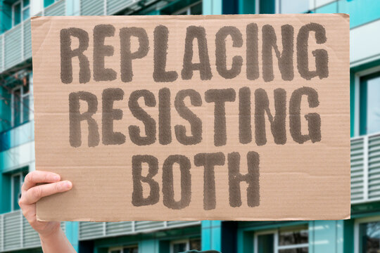 "Replacing Resisting Both" Substitution and willpower are equally important. QUIT. REPLACING. RESISTING. BOTH. WILLPOWER.
