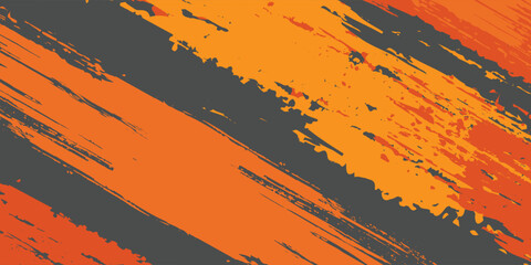 Sublimation jersey design vector brush modern grunge camouflage background paint splash splashes bold stripes brush orange stripes abstract. eps 10 © Samsul