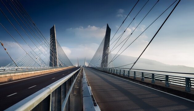 modern concrete bridge