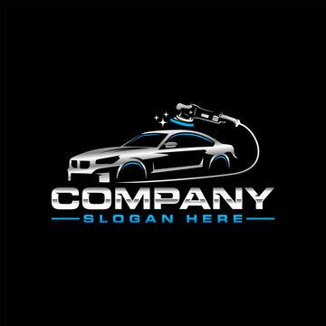 Auto detailing logo car detailing car wash clean logo auto wash logo