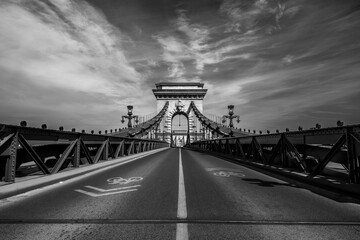 Fototapeta premium chain bridge budapest hungary