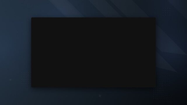 Black screen placeholder with a dark blue abstract background for video editing