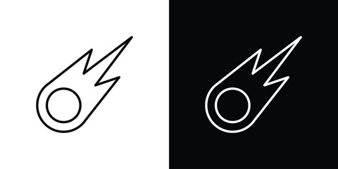 Comet icon minimal symbol collection © ramsey