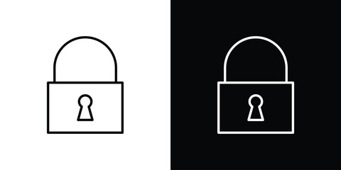 Lock icon minimal symbol collection © ramsey