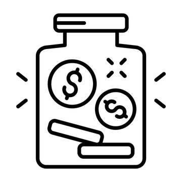 Savings Jar Icon