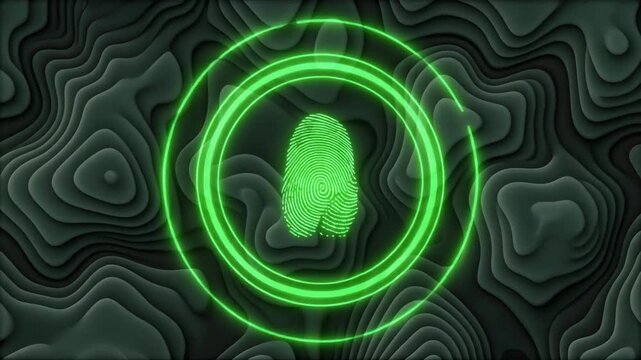 Fingerprint Scan for Biometric Authentication and Identity Verification
