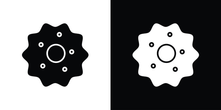 Microorganism icon outline pictogram series