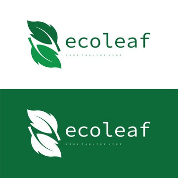 Natural leaf design, elegant, eco-friendly, natural leaf template