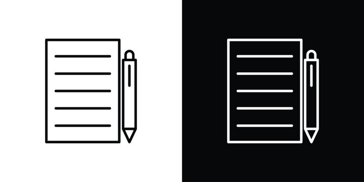 Paperwork icon collection for website