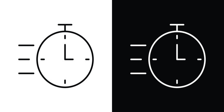 Time fast icon collection for website