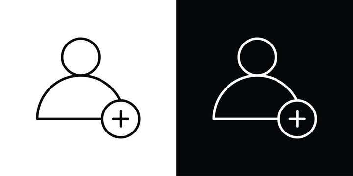 User add icon collection for website